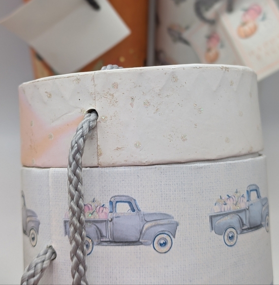 Set Of 6 Fall Themed Wine Gift Bags & Boxes - Picture 5 of 7